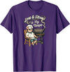 Pitmaster Pig Apparel Low & Slow Is My Tempo Pig BBQ Smoker T-Shirt - Purple