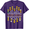 Funny Cute Animals Gift Idea Giraffe Aholic Animal Wildlife Safari Giraffe Lover Gift T-Shirt - Purple