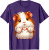 Guinea Pig Guinea Pigs Cute Animals Pet Owners Tee Cute Guinea Pig Pet Lovers Small Animals Animal Lover Funny T-Shirt - Purple