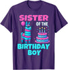 gaming gamer Birthday Llama Pinata Family Apparel Sister Birthday Boy Llama Pinata Party family mathing women T-Shirt - Purple
