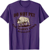 Nebraska Buffalo Funny Quote Nebraska Do Not Pet the Fluffy Cows Funny Bison Souvenir T-Shirt - Purple