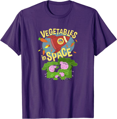 Visits America Vegetables In Space T-Shirt