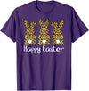 Cute Rabbit Lover Bunny Graphic T-Shirt (Red) in Purple