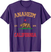 Anaheim California CA Designs Anaheim California T-Shirt - Purple