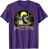 FunWearVm The Bear Lake Monster Cryptid Utah USA Cryptozoology T-Shirt - Purple