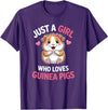 Guinea Pig Shirts & Gifts for Girls Girls Guinea Pig T-Shirt - Purple