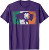 Buffalo - Saint Paddys Funny Ireland Flag Buffalo - Shamrock St. Patrick's Day Irish Flag T-Shirt - Purple