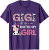 Cow Birthday Cow Lover Gifts For Family Men Woman Gigi of The Birthday Girl Farm Cow Grandma Matching Family T-Shirt - Purple
