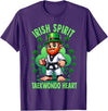 Buffalo Taekwondo Karate and Martial Arts Tees St Patricks Day Martial Arts Irish Spirit Taekwondo Heart T-Shirt - Purple