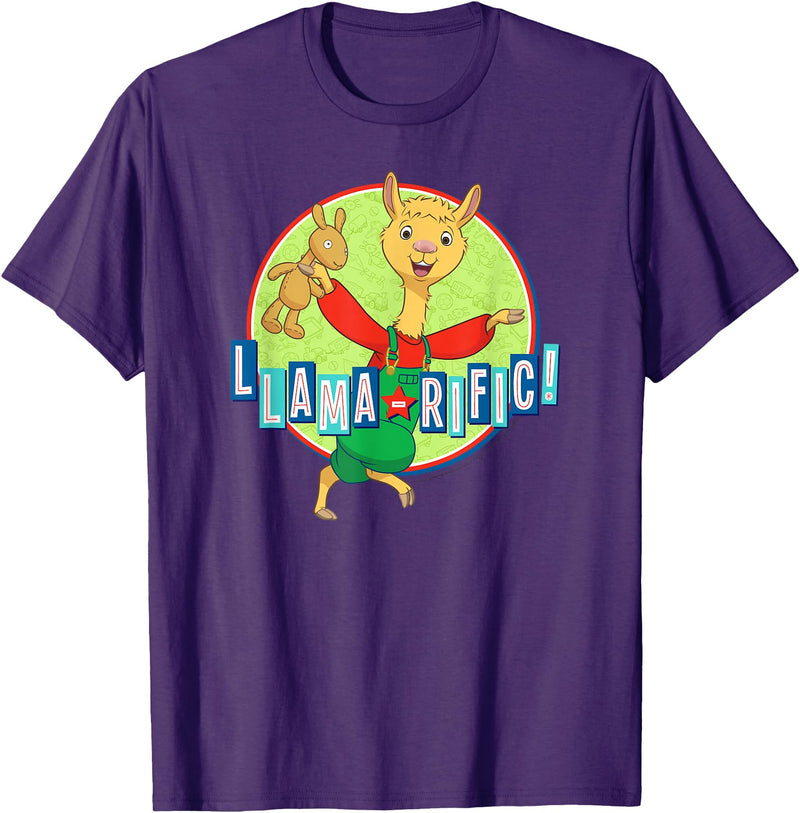 Llama Llama Netflix Red Pajama Llama-rific Tee Shirt T-Shirt - Purple