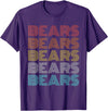 Bears Shirt Vintage Retro Apparel Retro Vintage Bears T-Shirt - Purple