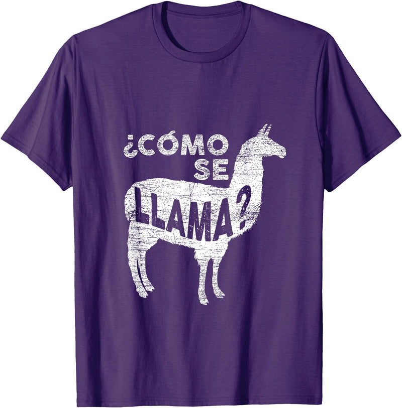Como Se Llama T-Shirt - Purple