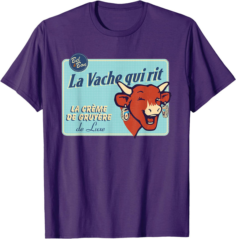 The Laughing Cow Luxury Cream Of Gruyere T-Shirt - Purple