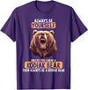 Kodiak Bears Kodiak Bear Lovers Shop Kodiak Bears Kodiak Bear T-Shirt - Purple