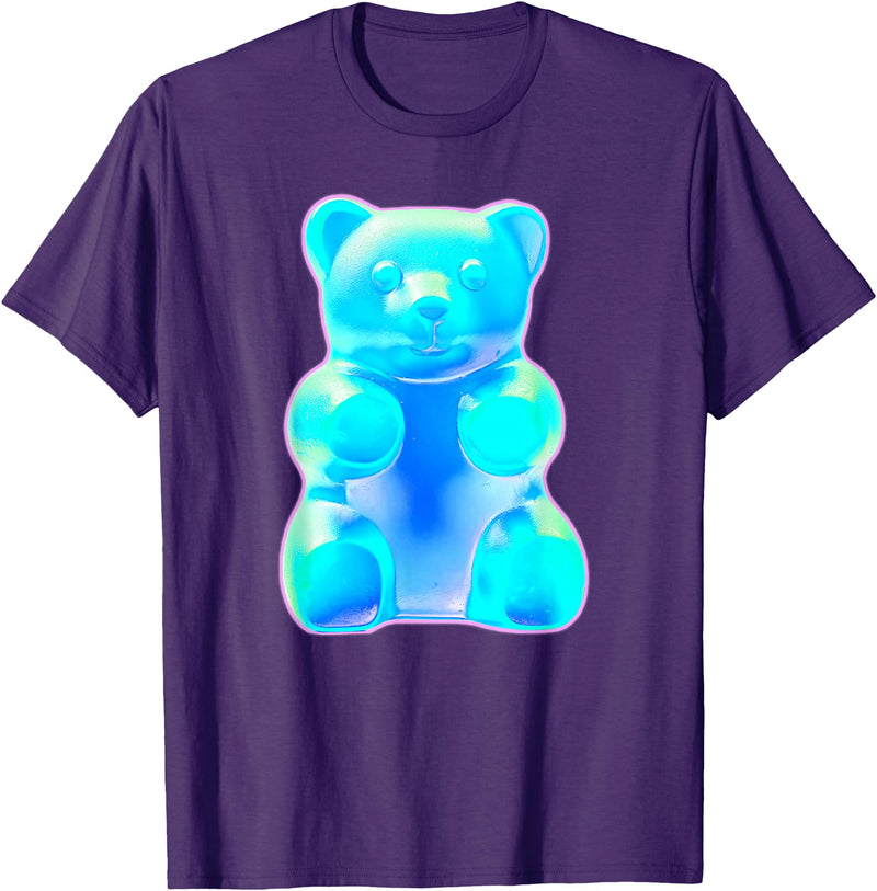 Urban Empyre Blue Gummy Bear T-Shirt - Purple