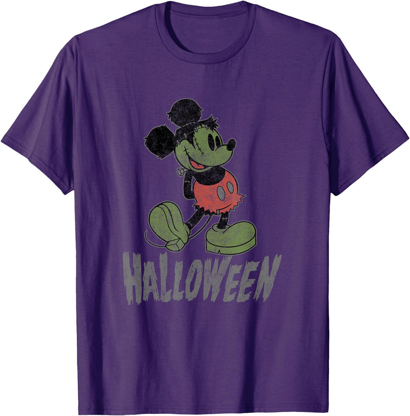 Disney - Halloween Mickey Frank T-Shirt - Purple