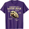 Tardigrade Water Bear Co Anatomy Of A Water Bear Funny Tardigrade T-Shirt - Purple