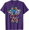Voodoo Teddy Bear by - Sugar Kai Pastel Goth Two Headed Teddy Bear Voodoo Doll For Men T-Shirt - Purple