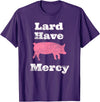 I Love Bacon Funny Apparel Tee Shirts Lard Have Mercy Bacon Breakfast Pig Hog Funny T Shirt T-Shirt - Purple