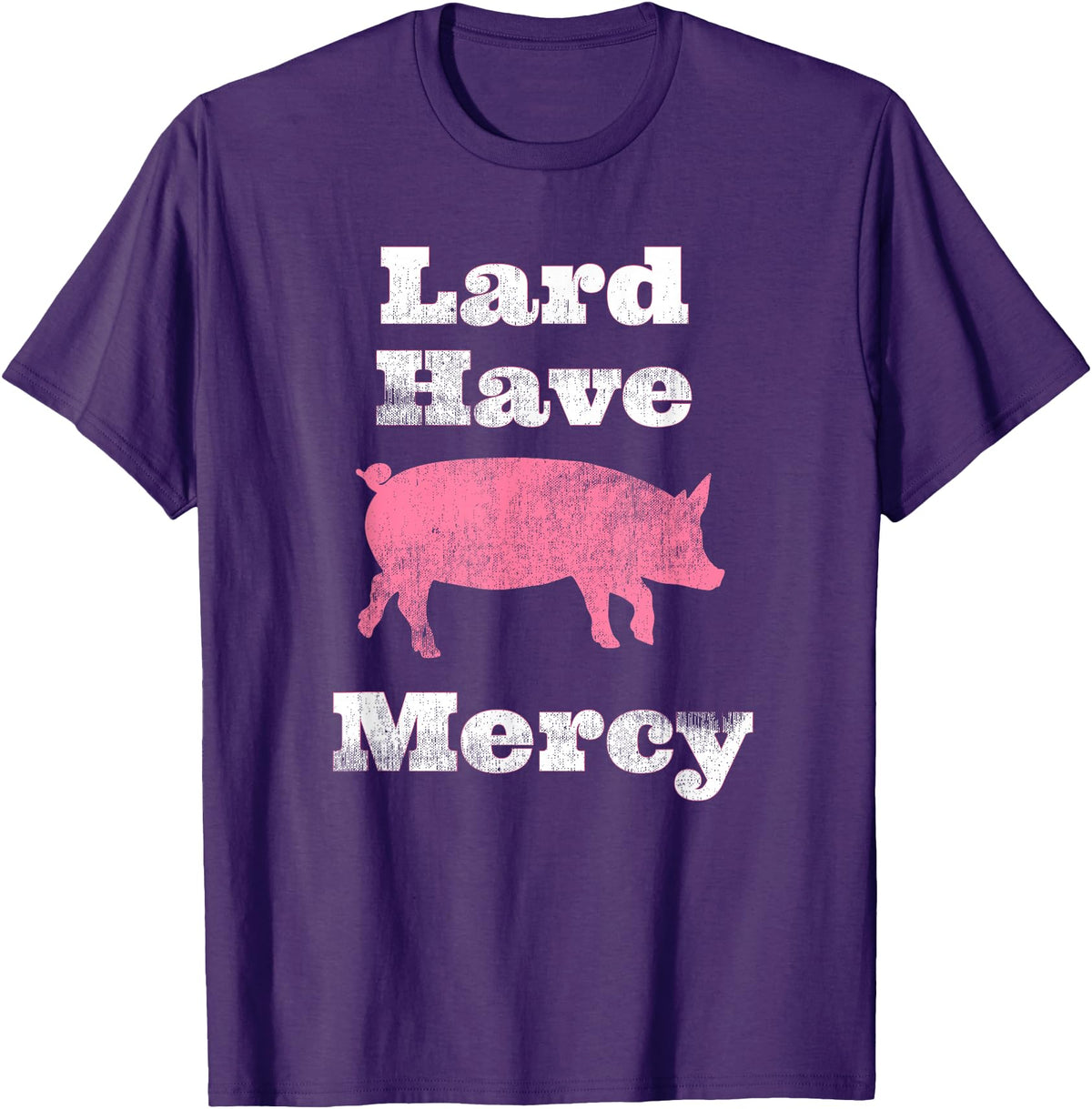 I Love Bacon Funny Apparel Tee Shirts Lard Have Mercy Bacon Breakfast Pig Hog Funny T Shirt T-Shirt - Purple