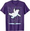 Fun Polar Bear Lover Humor Bear Dancer Stylish Tee Funny Polar Bear Pole Dancing Animal Cute Cool Wordplay Snow T-Shirt - Purple