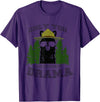 LaLa Designs Only You Can Prevent Drama Llama Forest Camping Smokey T-Shirt - Purple