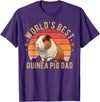Guinea Pig Lovers Guinea Pig Tees Guinea Pig Shirt Worlds Best Guinea Pig Dad Furry Potato T-Shirt - Purple