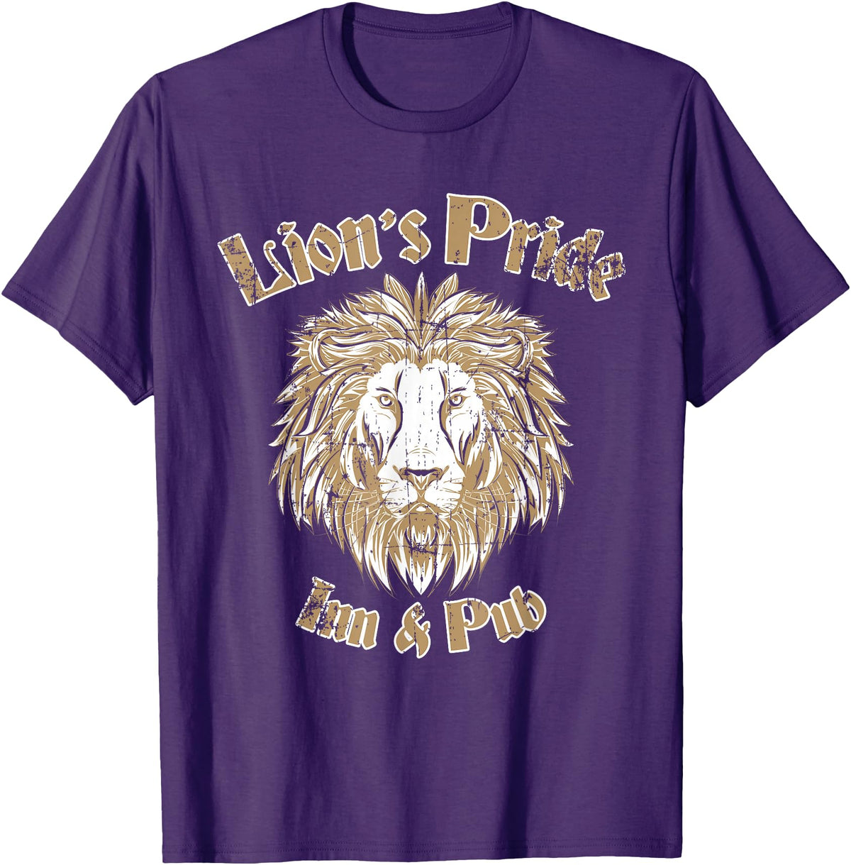 Candis Raechelle Designs Lion's Pride Inn and Pub T-Shirt - Purple