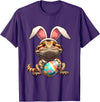 Easter Bearded Dragon Pets Pet Egg Eggs Bunny Rabbits T-Shirt in Purple