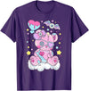 CC Pastel Goth Anime Vaporwave Aesthetic Kawaii Pastel Goth Cute Scary Bear T-Shirt - Purple