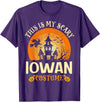 99 Gifts Halloween Matching Costume & Shirts This Is My Scary Iowan Costume Halloween T-Shirt - Purple