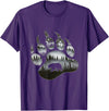One Nature Designs Touching Ghost of the Spirit Bear Paw T Shirt T-Shirt - Purple