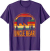 Aneisha Family Bear Matching Tee Uncle Bear Family Bear Matching T-Shirt - Purple