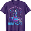 Birthday Party Shirts For Men Women Kids Bruh Its My Birthday Llama Pinata Bday Party Men Women Kids T-Shirt - Purple