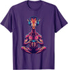 Funny Graphic Gamers tee Giraffe Funny Video Games Giraffe T-Shirt - Purple