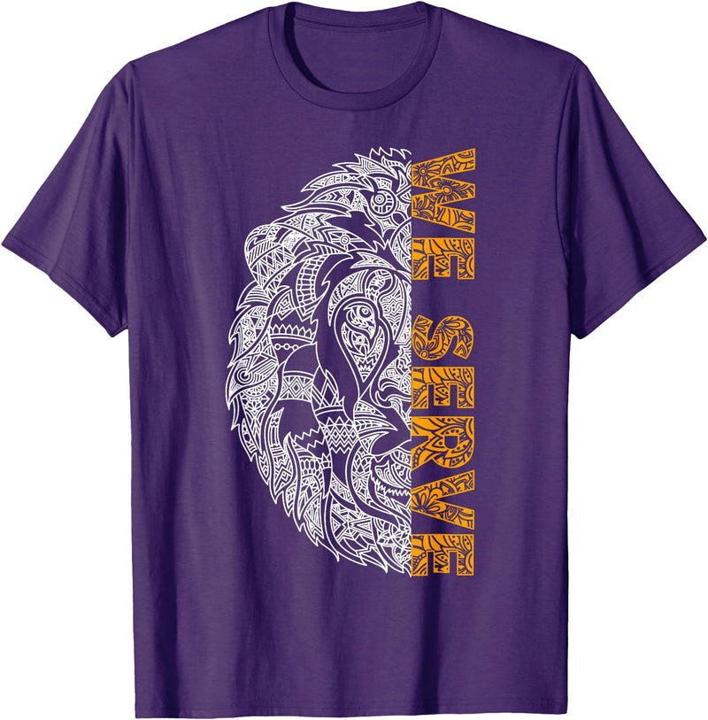 Lions Club gift Lions Club member We Serve gift T-Shirt - Purple