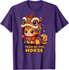 Chinese New Year of The Horse 2026 Lunar t -shir t Chinese New Year of The Horse 2026 Lunar New Year T-Shirt - Purple