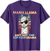 Mama Llama Designs Mama Llama Mom Funny Saying Cute Design For Men Women Kids T-Shirt - Purple