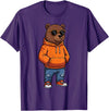 Bear Shirts For Men Women Kids Gifts Cool Bear Sunglasses Men Women Kids Boys Girls Youth Teen T-Shirt - Purple