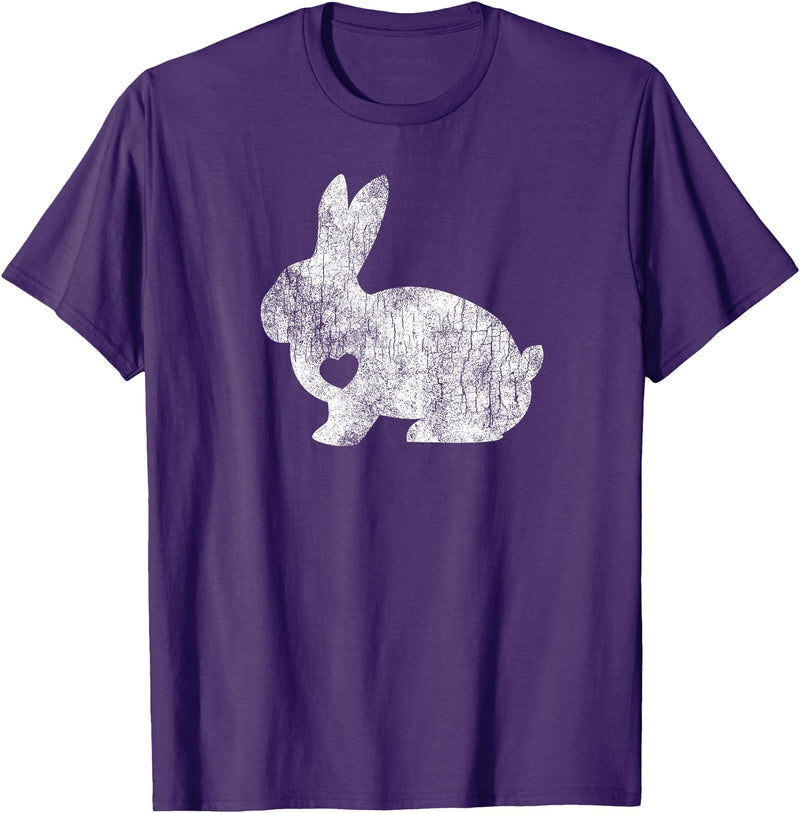 Love Bunny Rabbit Lover Animal Pet Owner Easter Gift T-Shirt in Purple