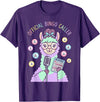 Cute Bingo Caller Activity Staff Gear Official Bingo Caller Llama Funny Activity Director Alpaca T-Shirt - Purple