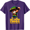 Jamaican Gifts for proud Jamaican Men, Women, Kids WI RUN TINGS Teddy Bear Jamaica Flag Shirt Jamaican Clothing T-Shirt - Purple