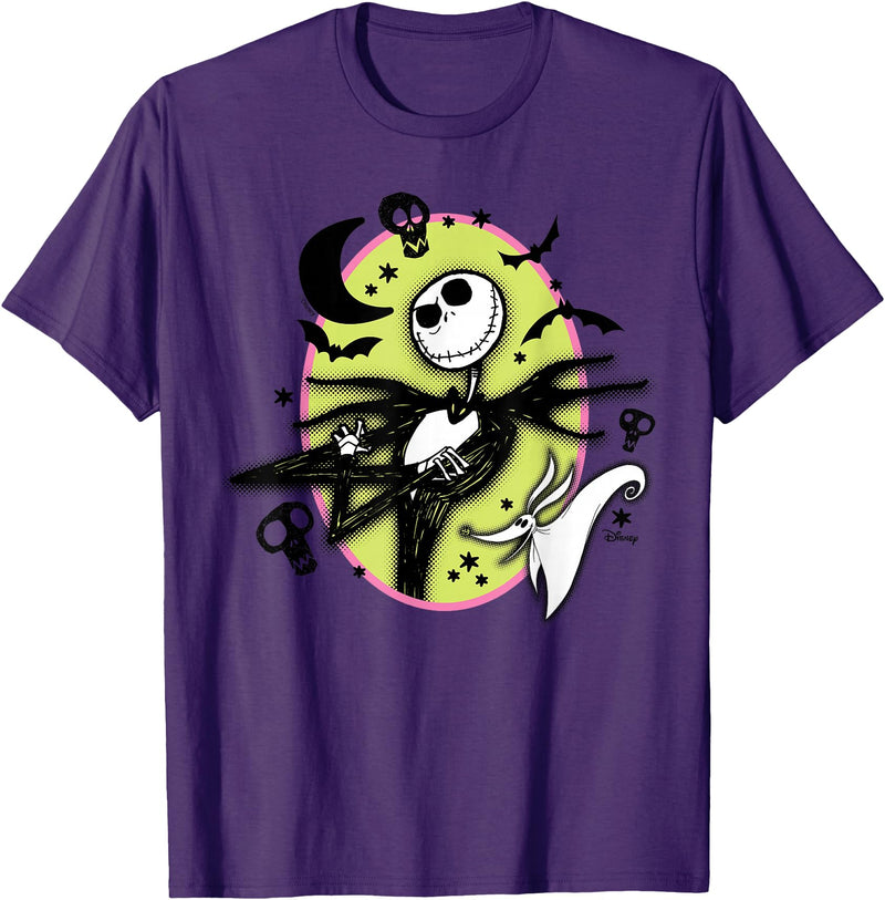 Disney The Nightmare Before Christmas - Jack And Zero T-Shirt - Purple