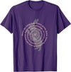 Down the Rabbit Hole. Alice in Wonderland T-Shirt in Purple