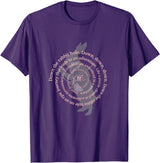 Down the Rabbit Hole. Alice in Wonderland T-Shirt in Purple