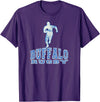 Vintage Buffalo Rugby Merch Vintage Buffalo Rugby with Rugby Player T-Shirt - Purple