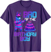 Llama Pinata Birthday Family Bday Party Decoration Brother of Birthday Boy Llama Pinata Party Family Matching T-Shirt - Purple