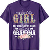 Proud Pig Show Grandma For Mother's Day Proud Pig Show Grandma Pig Show Grandmother T-Shirt - Purple