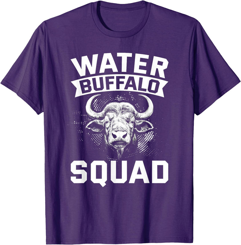Water Buffalo Carabao Breeder Carabao Water Buffalo Ox National Park T-Shirt - Purple