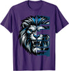 Lion Shirts For Men Women Kids Gifts Lion Women Kids Boys Girls Men Youth Teen T-Shirt - Purple